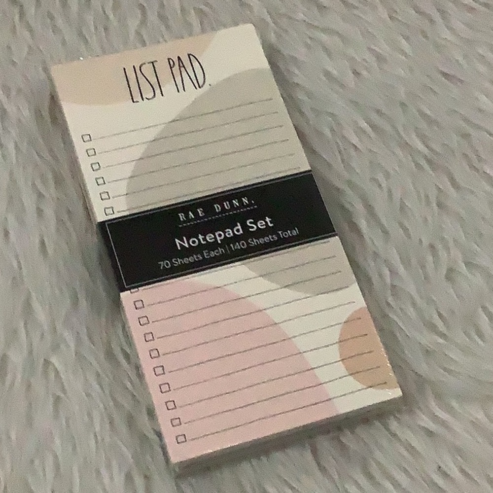 Rae Dunn notepad set it’s new in package